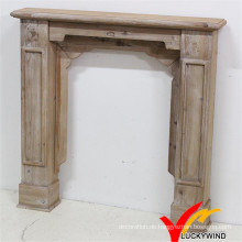 European Vintage Dekorative Holz Kamin Mantel